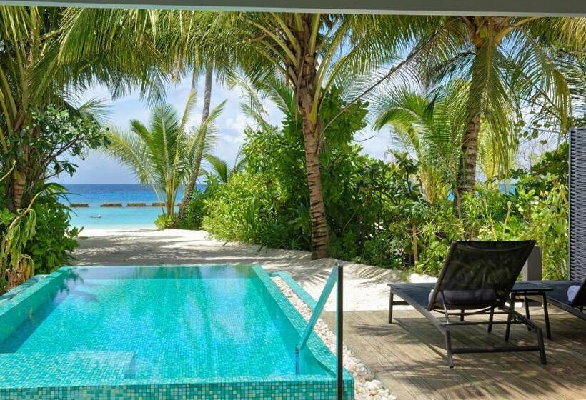 ویلای یک اتاق خوابه با استخر شنا, Outrigger Maldives Maafushivaru Resort