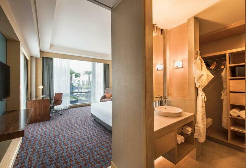 스탠다드 룸 킹사이즈 침대, Hyatt Regency Lucknow Gomti Nagar