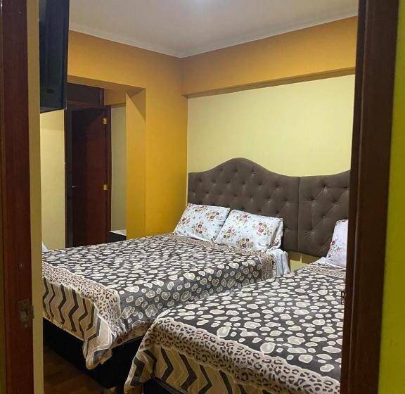 اتاق استاندارد یک تخته با سرویس بهداشتی مشترک, Hostal Rosas Pampa