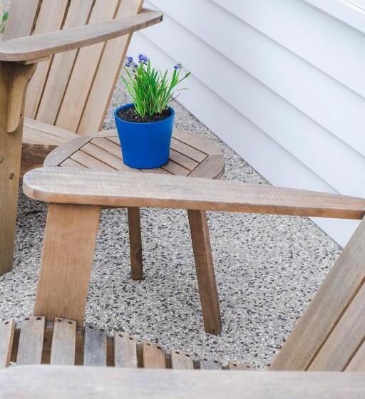 디럭스 스위트 킹 침대, Port Fairy Bnb   The Blue Suite
