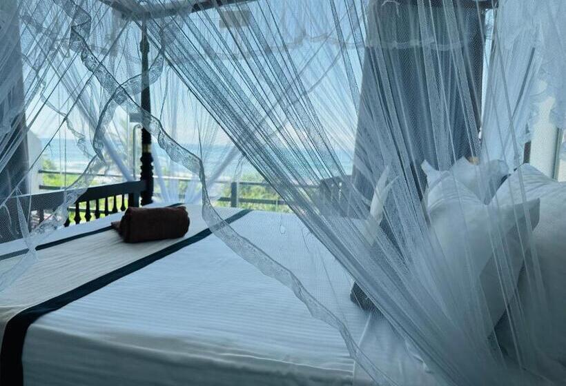 اتاق لوکس با بالکن و چشم‌انداز دریا, Mirissa Gate Resort