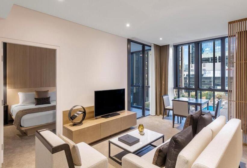 2 베드룸 이그제큐티브 스위트, Skye Hotel Suites Parramatta