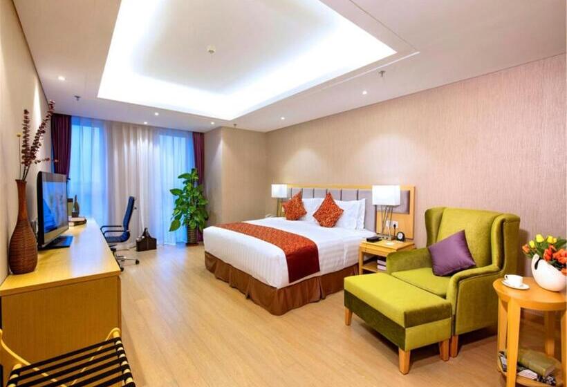 带大床的高级房间, Ariva Tianjin Zhongbei Hotel & Serviced Apartment