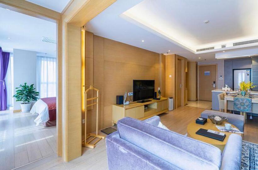 带2个卧室的公寓, Ariva Tianjin Zhongbei Hotel & Serviced Apartment