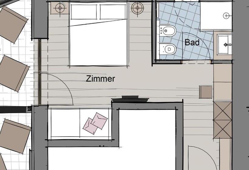اتاق لوکس, B&b Boutique Apartment Oberwiesen
