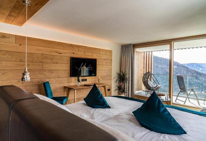 可观山景的豪华套房, Boutique Hotel Kircher