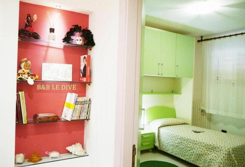 غرفة قياسية فردية حمام مشترك, B&b Le Dive