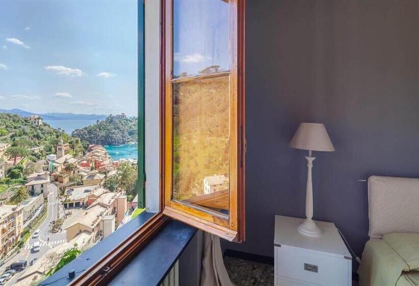 اتاق استاندارد با چشم‌انداز دریا, B&b Tre Mari Portofino
