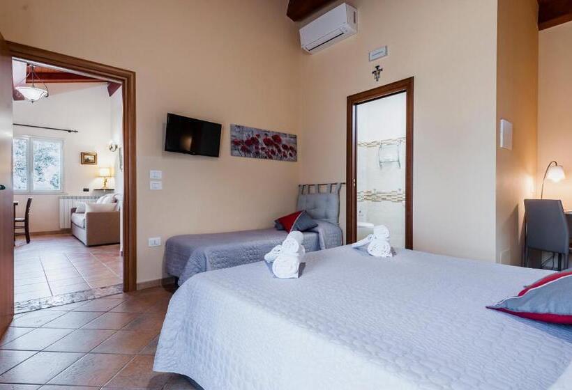 Апартаменты 1 Спальня Вид на Бассейн, Valleforno Country House Di Charme