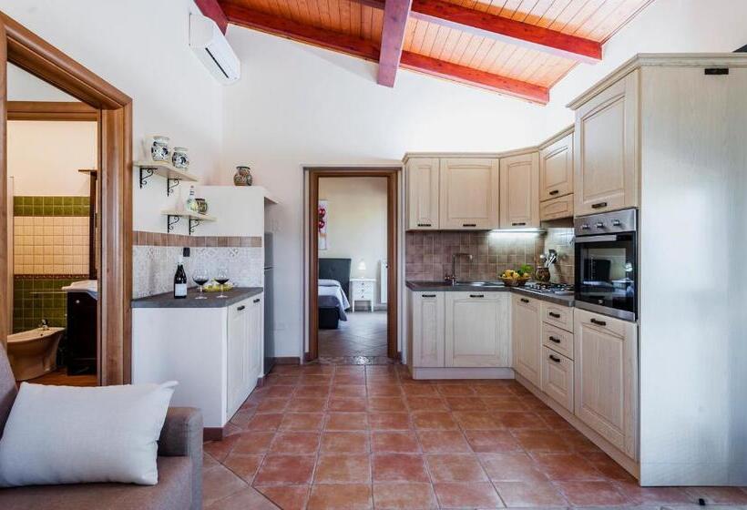 Апартаменты 1 Спальня Вид на Бассейн, Valleforno Country House Di Charme