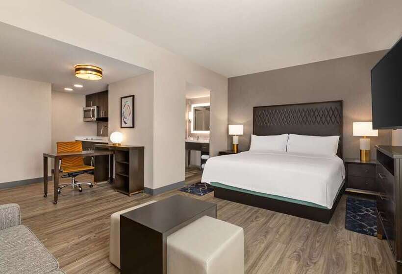 キングサイドベッドのスタンダードワンルーム, Home2 Suites By Hilton Lafayette, In
