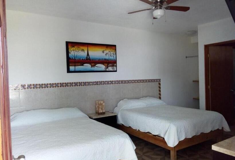 اتاق استاندارد چهار تخته, Hacienda San Miguel