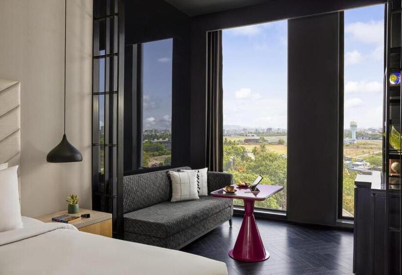 キングサイズベッドのデラックスルーム, Hyatt Centric Juhu Mumbai