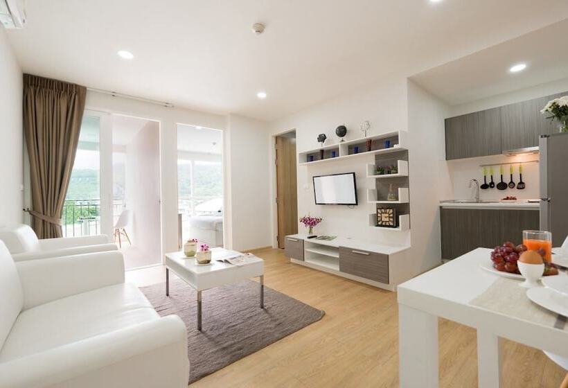 带1个卧室的高级公寓, Ozone Condotel Kata Beach By Phr