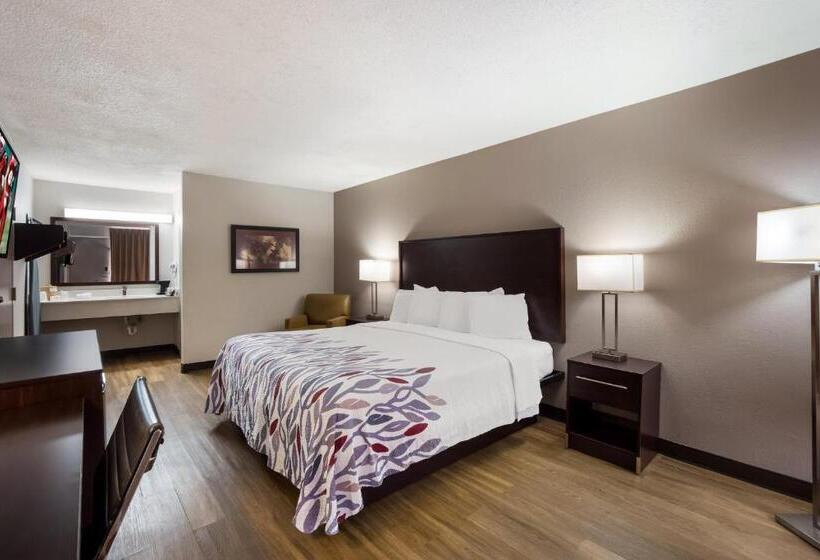 キングサイズベッドのスーペリアルーム, Red Roof Inn Columbia, Sc Airport