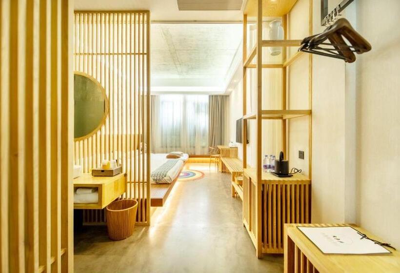 패밀리 룸 가든 전망, Lin Yin Art Hotel Shanghai（pudong Airport）