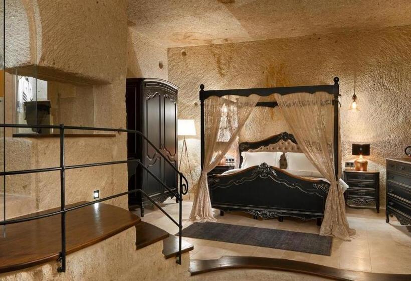 Люкс Кровать Кинг, Seraphim Cave Suites & Spa