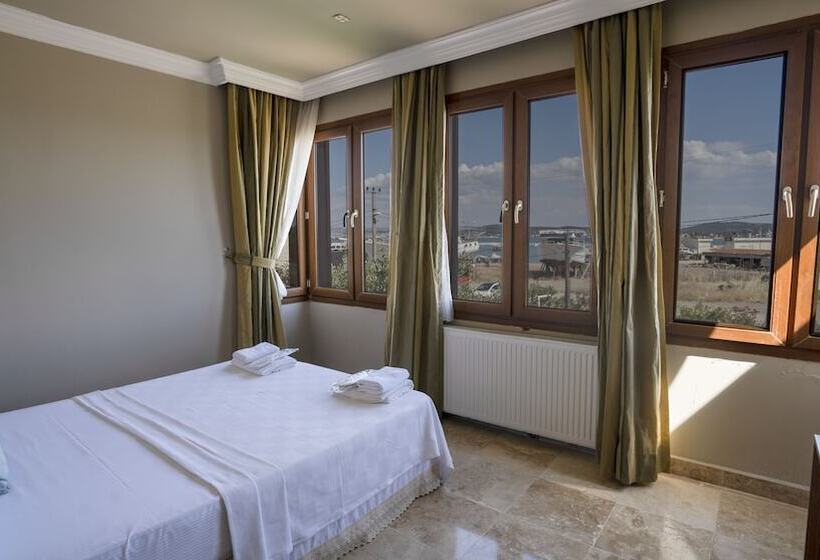 Habitació Deluxe Vista Mar Lateral, Ebruli Otel Cunda