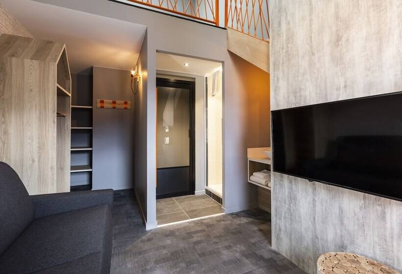 اتاق دوبلکس, Base Camp Lodge   Bourg Saint Maurice