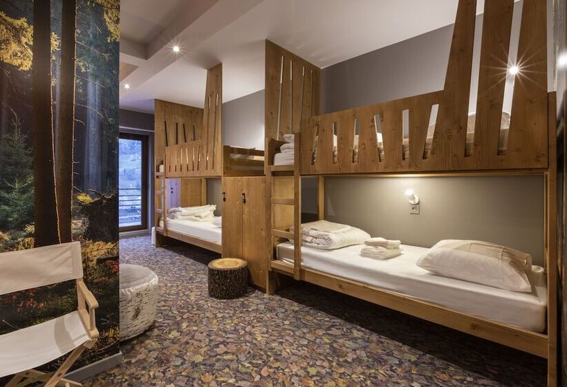 تختخواب در اتاق مشترک, Base Camp Lodge   Bourg Saint Maurice