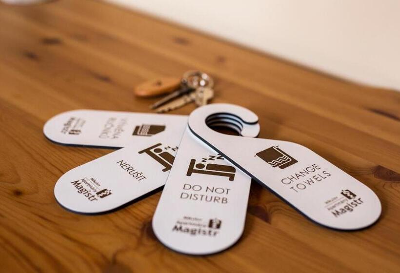 آپارتمان 1 خوابه با تراس, Mikulov Apartmány Magistr