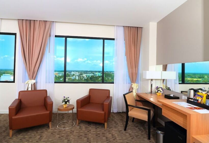 스탠다드 룸 킹사이즈 침대, Grand Fortune Hotel Nakhon Si Thammarat
