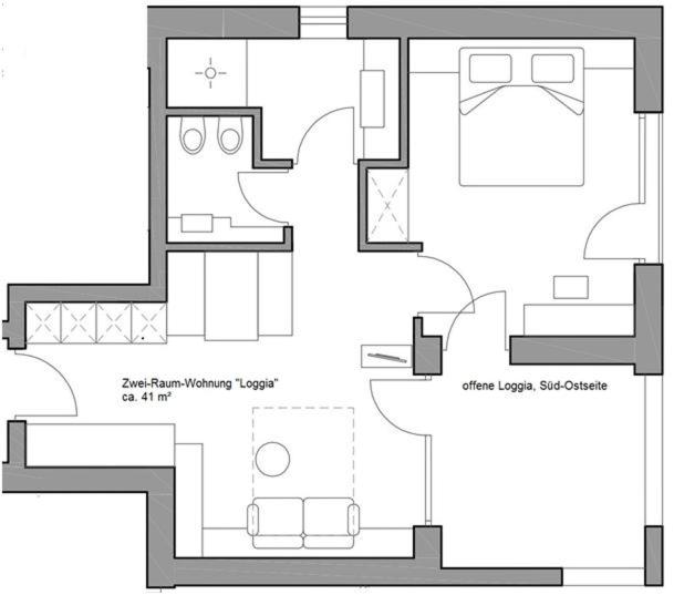 شقة غرفة واحدة, Brühl Suites&residence