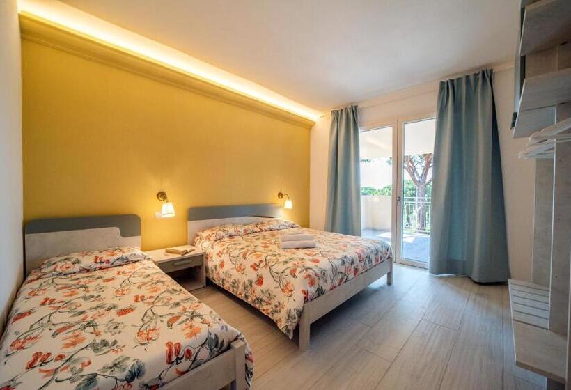 Апартаменты 1 Спальня с Террасой, Residence Le Grazie Est