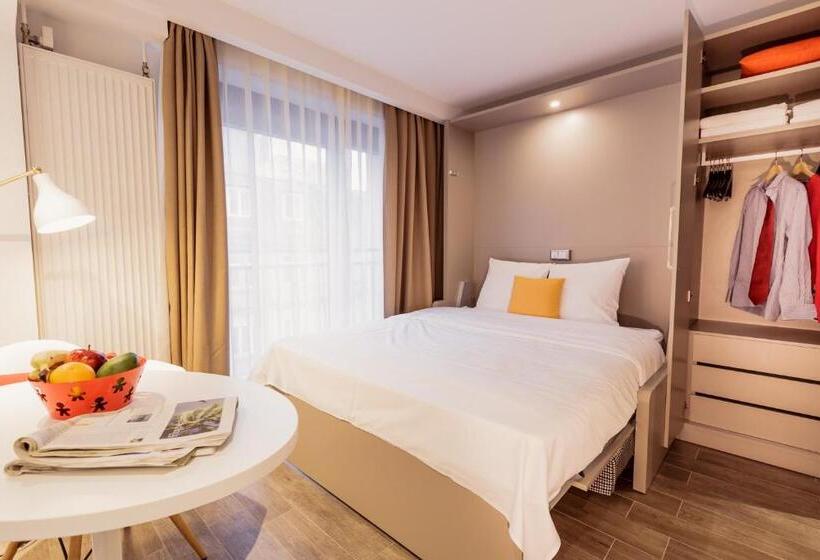 דירת חדר, 360 Apartment Hotel Frankfurt