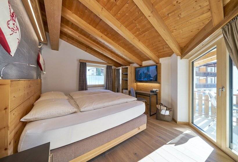 Апартаменты Deluxe 1 Спальня, Aparthotel Grischuna