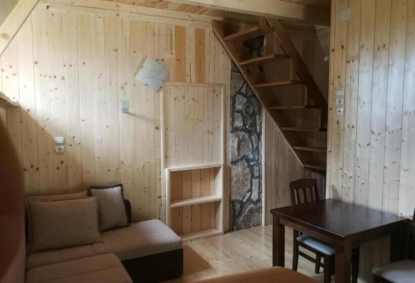 آپارتمان 1 خوابه با تراس, Guesthouse Planinarski Dom Neviđen'o