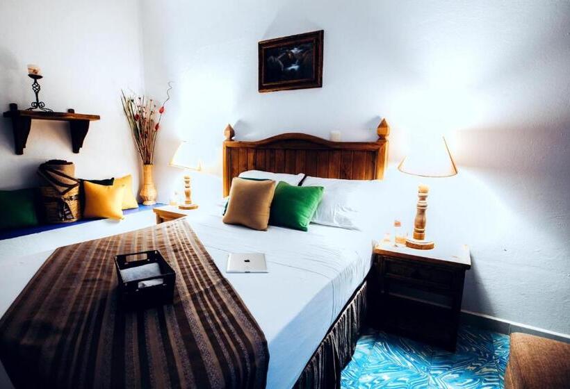 스탠다드 룸 가든 전망, Hostal Plaza Central