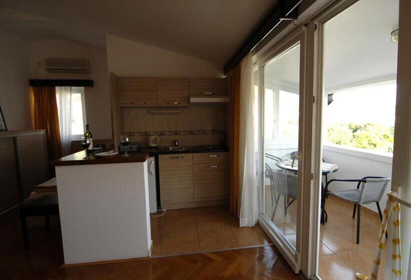 آپارتمان 1 خوابه با چشم‌انداز دریا, Guest House Maslina