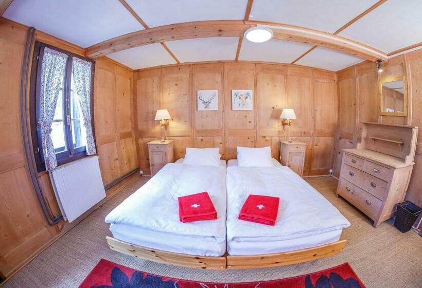 اتاق استاندارد با سرویس بهداشتی مشترک, Guest House Du Grand Paradis   On Piste