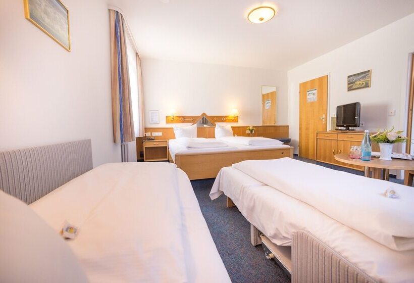 Четырехместный Номер Стандарт, Tiptop Hotel Garni Pfauen