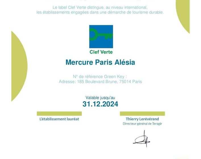 اتاق پرستیژ, Mercure Paris Alesia