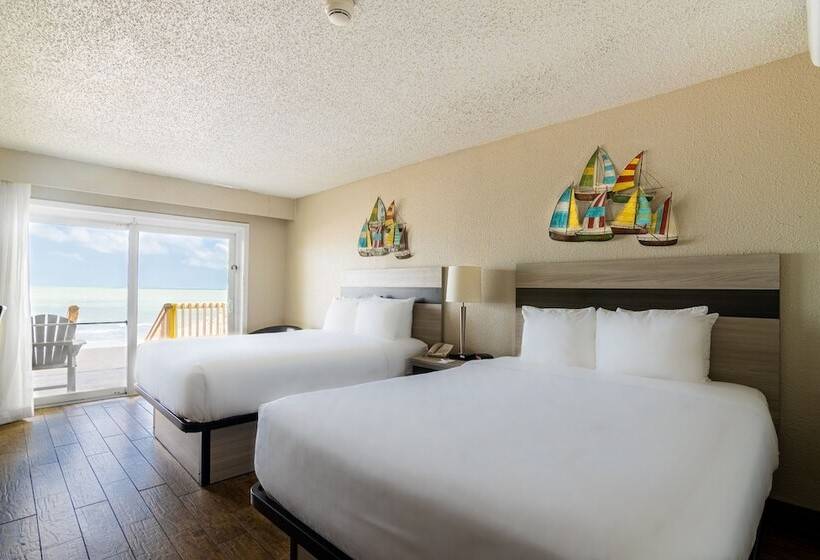 스탠다드 룸 더블 침대 2개, Emerald Beach Hotel Corpus Christi