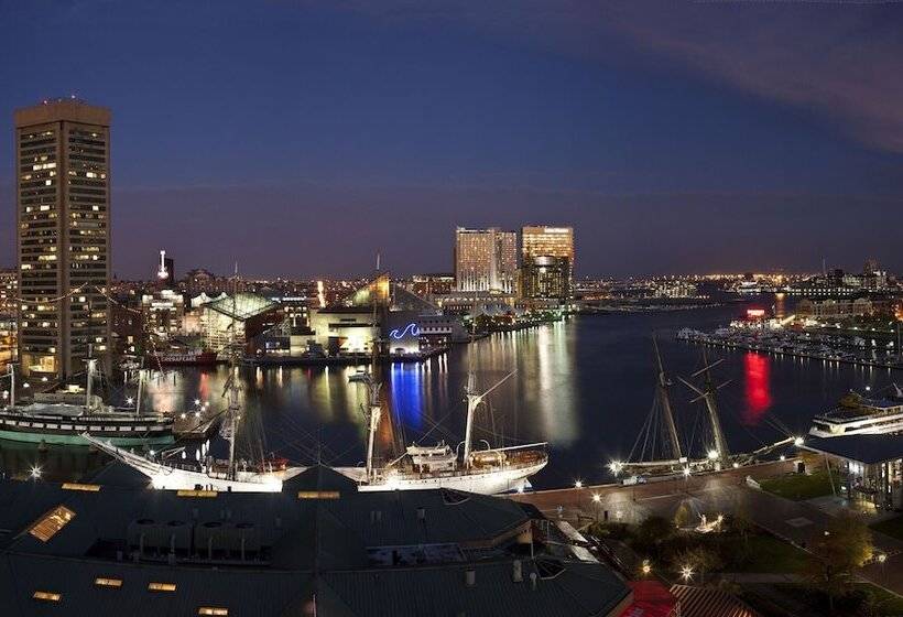 带景观的带双人床的标准间, Hyatt Regency Baltimore