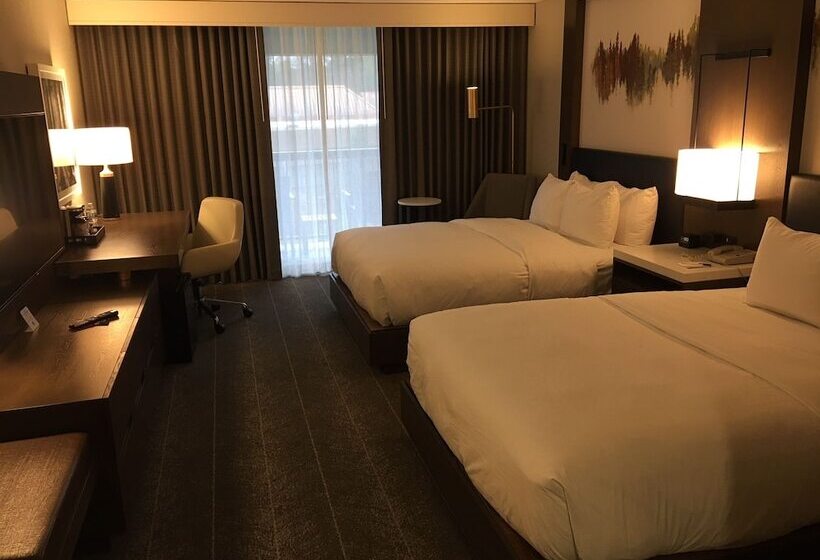 ２ダブルベッドのスタンダードルーム, Hilton Peachtree City Atlanta Hotel & Conference Center