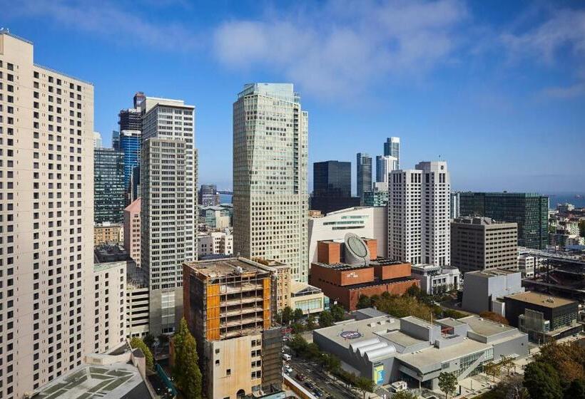 Deluxe Værelse Kingsize Seng m. Byudsigt, San Francisco Marriott Marquis Union Square