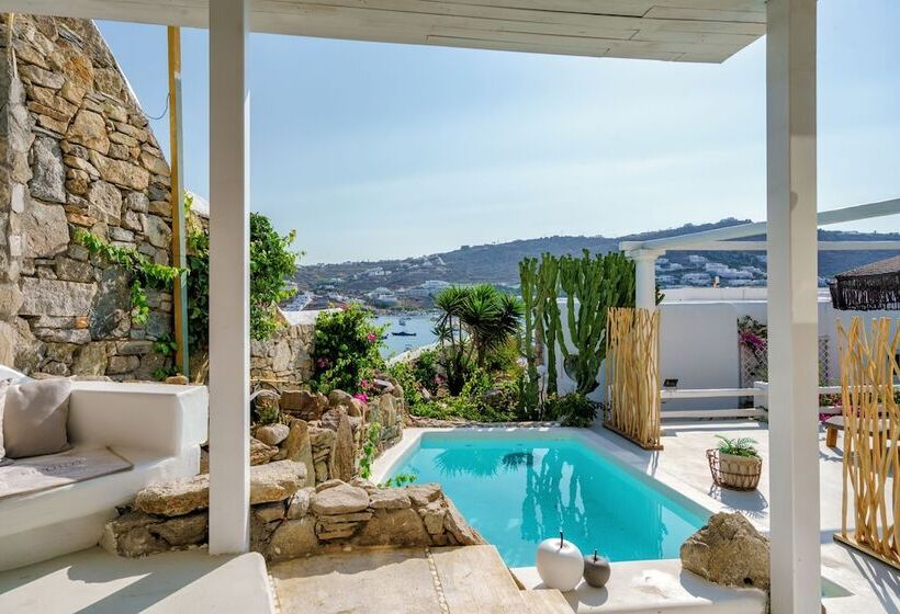 Люкс с Бассейном, Kivotos Mykonos