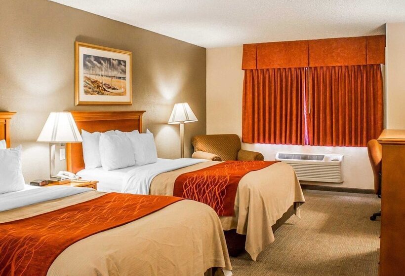 스탠다드 룸 더블 침대 2개, Quality Inn   Huron, Sandusky Oh
