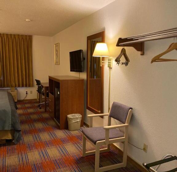 带大床的标准间, Americas Best Value Inn Champaign