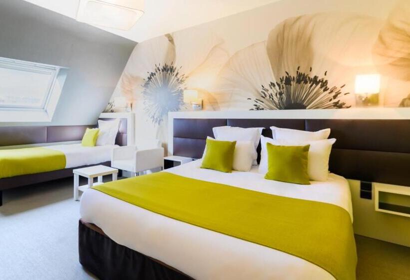 Номер Стандарт Трехместный, Quality Hotel La Marebaudière Vannes Centre