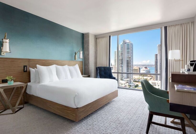 Номер Стандарт Двуспальная Кровать Вид на Город, Carte Hotel San Diego Downtown, Curio Collection By Hilton