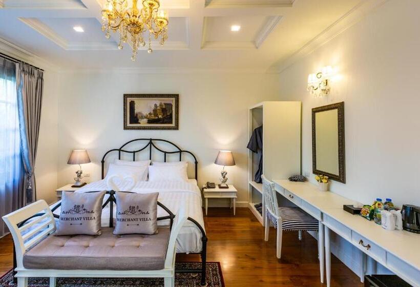 اتاق لوکس با تخت بزرگ, Merchant Villa  Sha Extra Plus