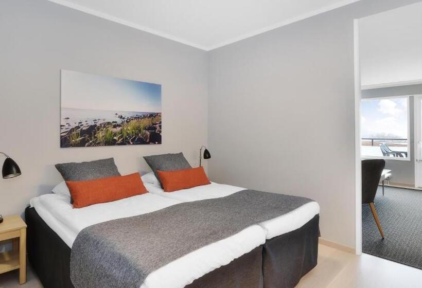 발코니가 있는 바다 전망 수피리어 룸, Strand Hotell Borgholm