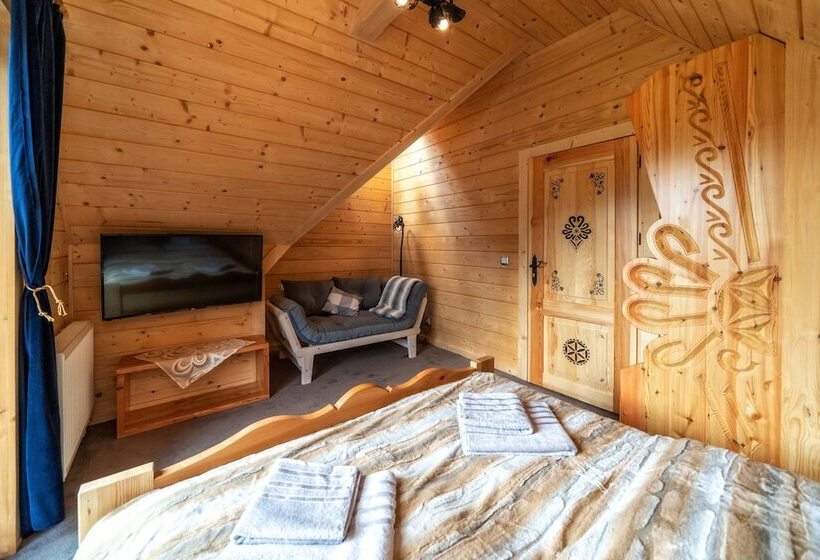 Chalet Deluxe 1 Dormitório, Domki Ze Hej Z Kominkiem Lub Sauną
