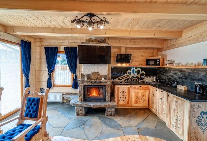 Chalet Deluxe 1 Dormitório, Domki Ze Hej Z Kominkiem Lub Sauną