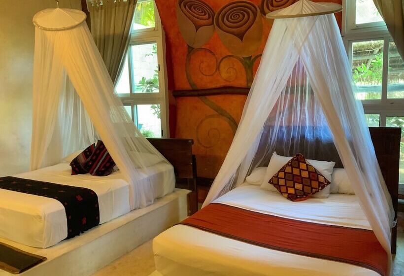 חדר סופריור נוף לגינה, Posada Lamar Tulum Beach Front And Pool